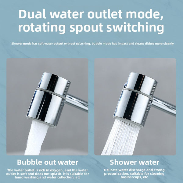 Universal Rotatable Faucet Extender