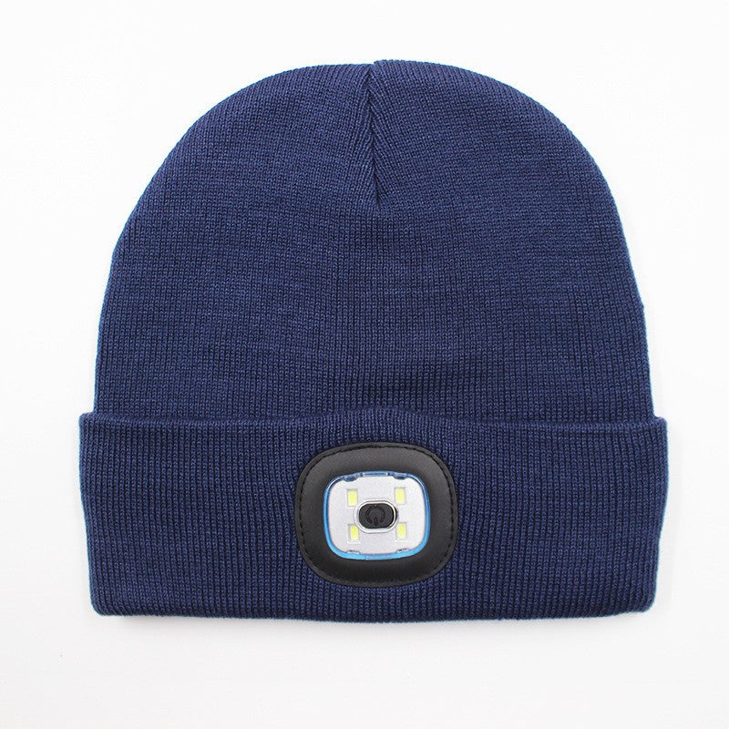 LED Light Beanie Hat for Outdoor Sports