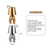 Rechargeable Three-Color Table Lamp