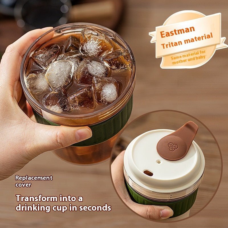 500ML Iced Coffee Bottle with Ice Cube Tray