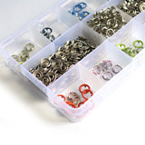 Hot Selling 9.5mm Hollow Color High Leg Metal Copper Five Claw Buckle Tool Set Baby Crawling Suit Button