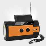 Weather Radio Cross Border Supply Amazon Mobile Phone Charging Hand Crank Solar Am Fm Wb Radio