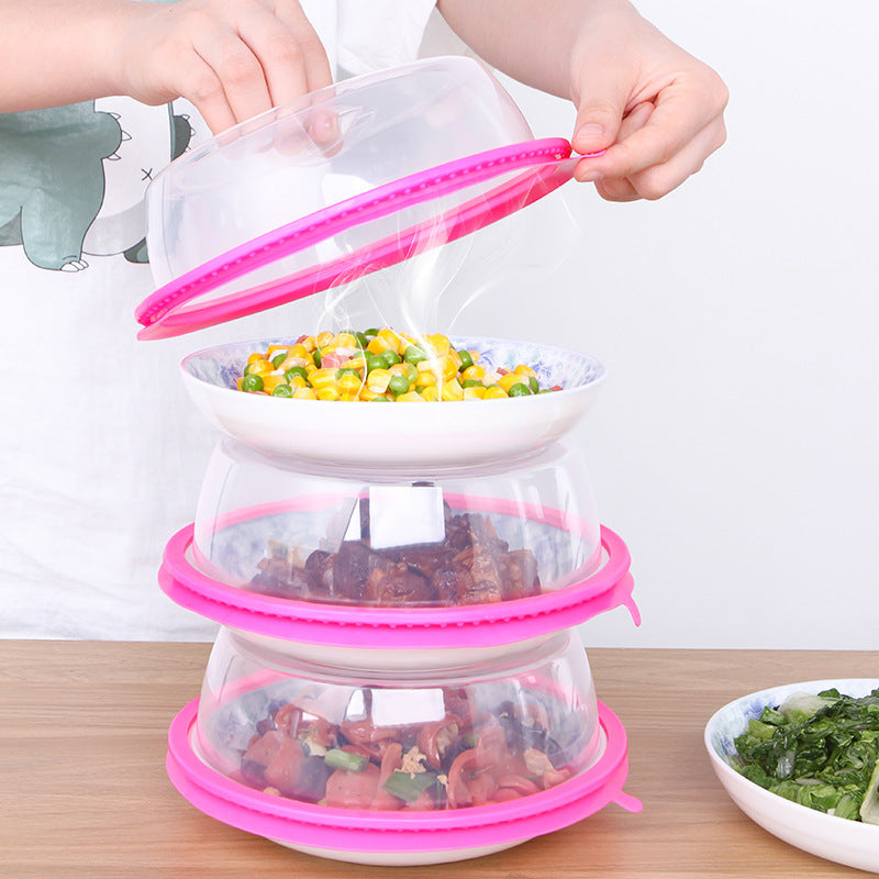 Transparent Food Storage Bowl Lid – Airtight & Fresh-Keeping