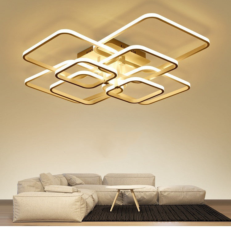 Modern Square Living Room Lamp