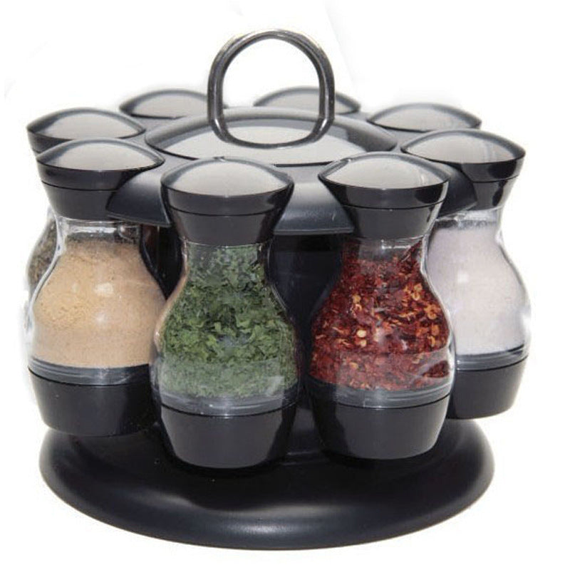 Double-Layer Rotating Kitchen Spice Rack