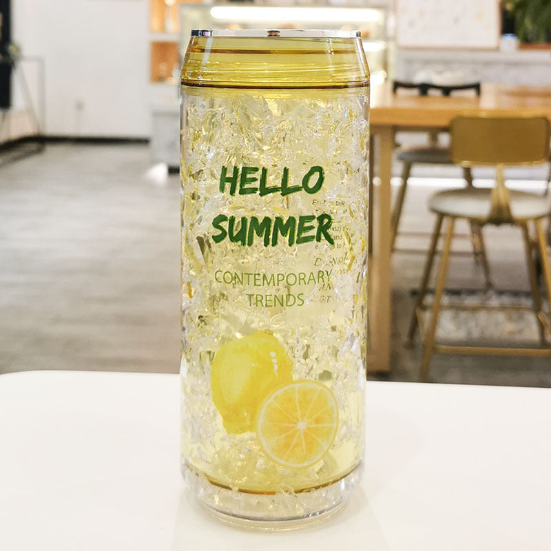 Portable Plastic Water Bottle with Straw – Sports & Outdoor Use