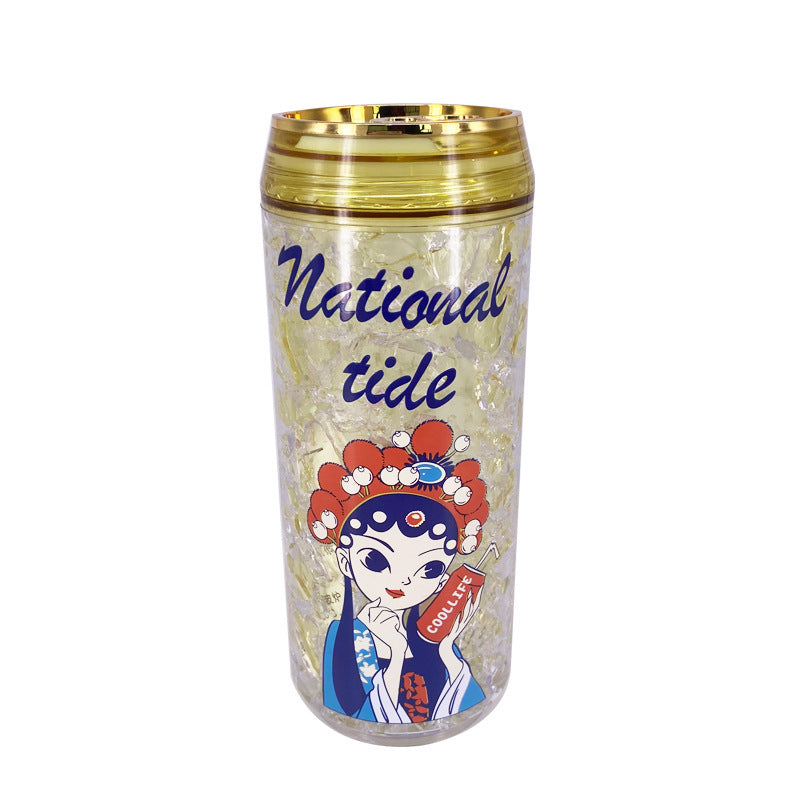 Portable Plastic Water Bottle with Straw – Sports & Outdoor Use