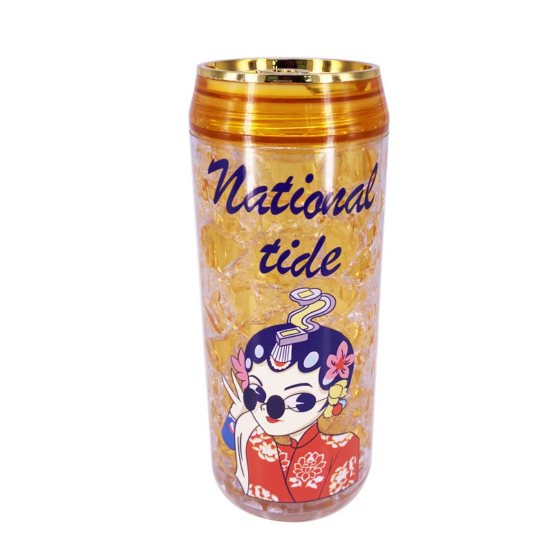 Portable Plastic Water Bottle with Straw – Sports & Outdoor Use