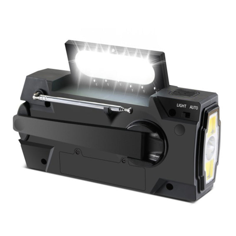 Weather Radio Cross Border Supply Amazon Mobile Phone Charging Hand Crank Solar Am Fm Wb Radio