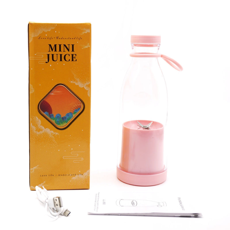 Electric USB Bottle Juicer 6-Leaf Cutter Household Cup