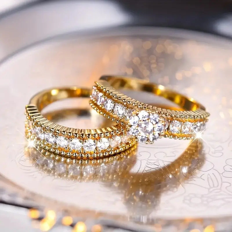 High-End Fashion Personality Ring Set for Women