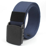 Men&#039;s Imitation Nylon Tactical Woven Canvas Belt Outdoor Training Leisure Iron-free Security Belt