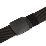 Men&#039;s Imitation Nylon Tactical Woven Canvas Belt Outdoor Training Leisure Iron-free Security Belt