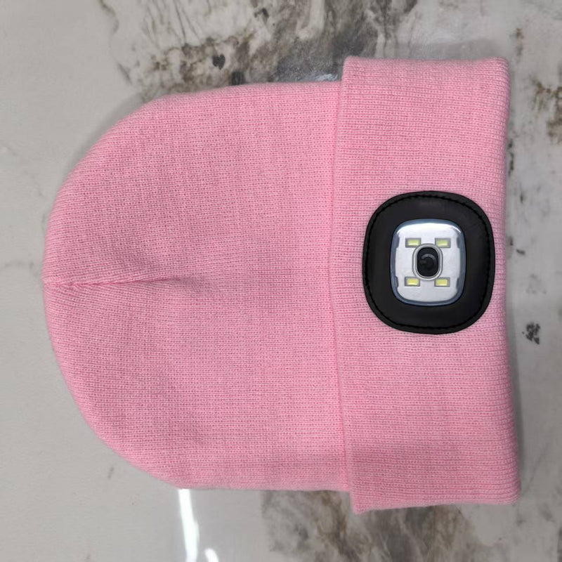 LED Light Beanie Hat for Outdoor Sports