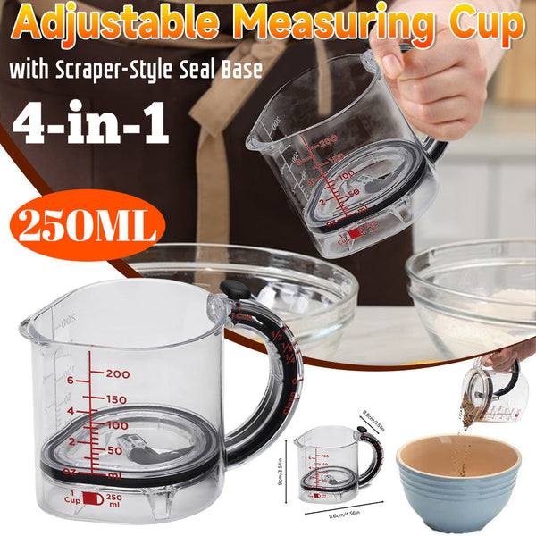 4-in-1 Adjustable Multifunction Measuring Cup