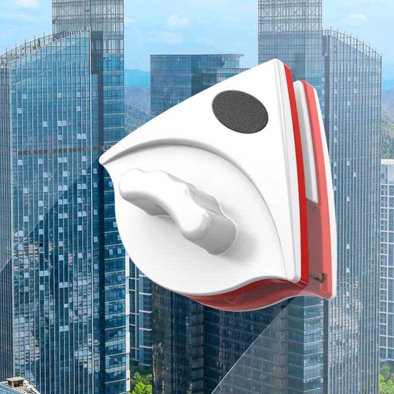 Double-Layer Magnetic Window Cleaner – Strong Glass Wiper Tool