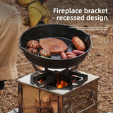 Portable Stainless Steel Folding BBQ Stove