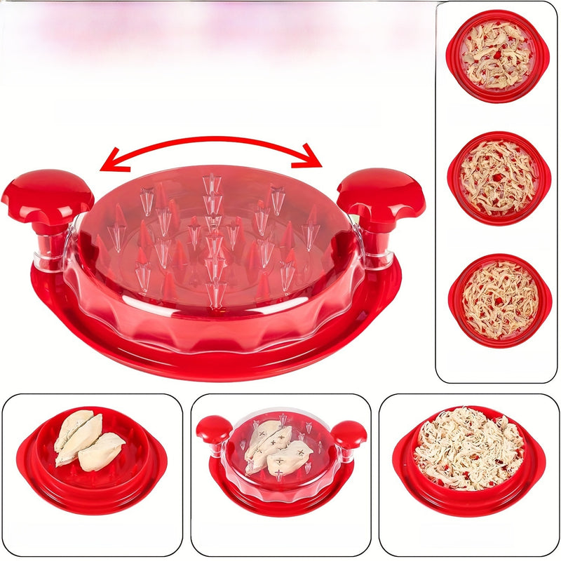 Chicken Breast Shredder with Transparent Cover