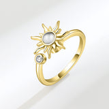 Rotating Sunflower Anti-Stress Ring