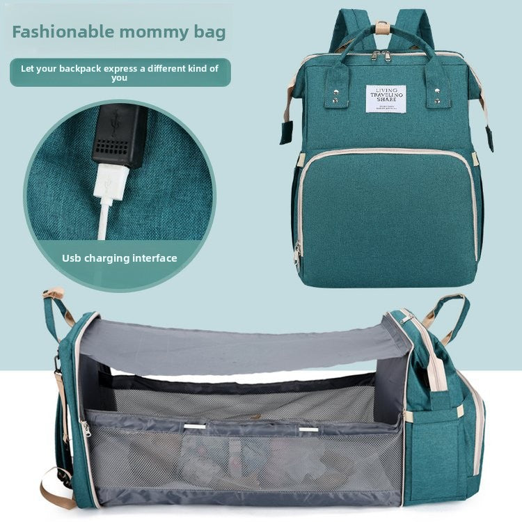 Foldable Mommy Travel Diaper Backpack