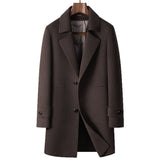 Men's Mid-Length High-End Detachable Down Coat
