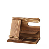 Walnut Wood Desktop Phone Stand