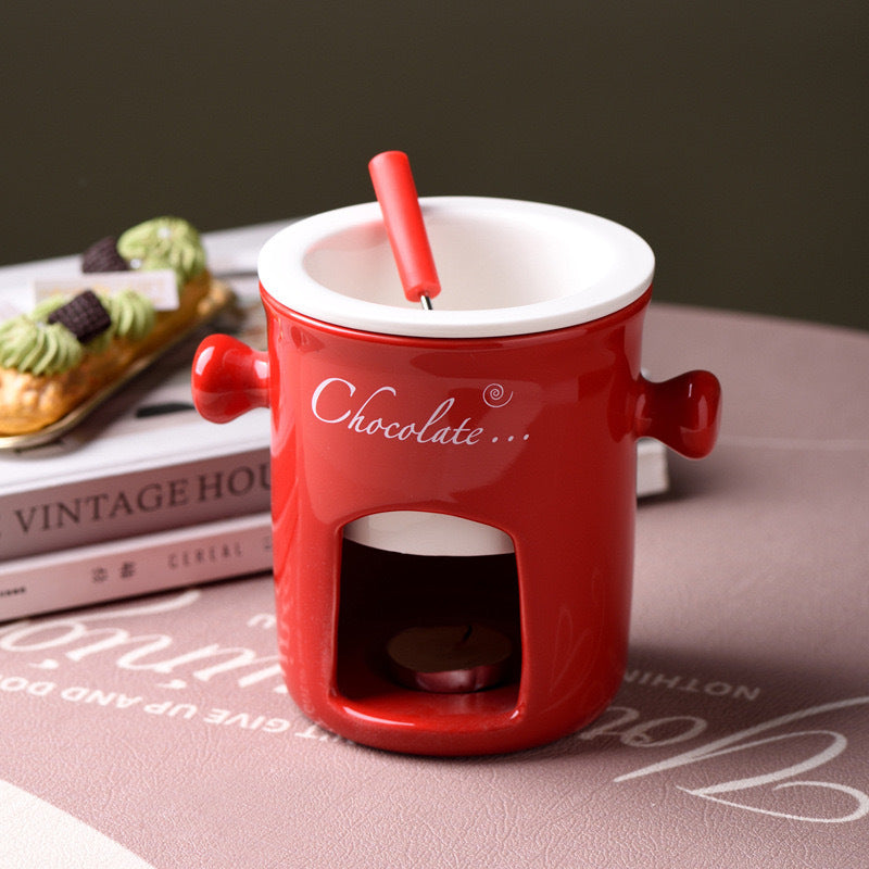 Ceramic Hot Pot Mug – Chocolate Drink Cup