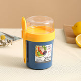 Portable Double-Layer Breakfast Cup