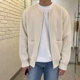 Men’s Zip Up Knitted Cardigan Sweater