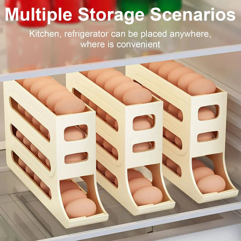 4-Layer Sliding Egg Storage Box
