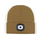 LED Light Beanie Hat for Outdoor Sports
