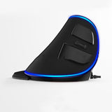 Vertical Ergonomic RGB Wired Mouse