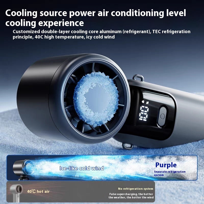 Stay Cool Anywhere High-Speed USB Fan with Display