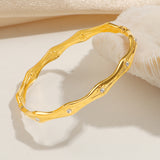 Titanium Steel 18K Zircon Bracelet – Niche INS Design