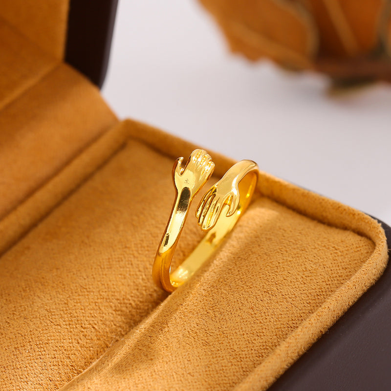 Creative Gold & Silver Personality Ring