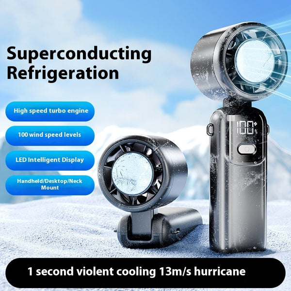Stay Cool Anywhere High-Speed USB Fan with Display
