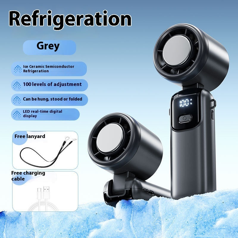 Stay Cool Anywhere High-Speed USB Fan with Display