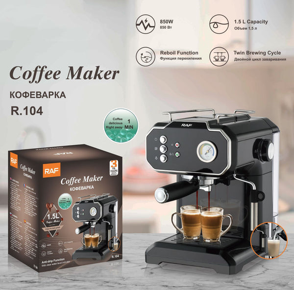Semi-Automatic High-Pressure Coffee Machine