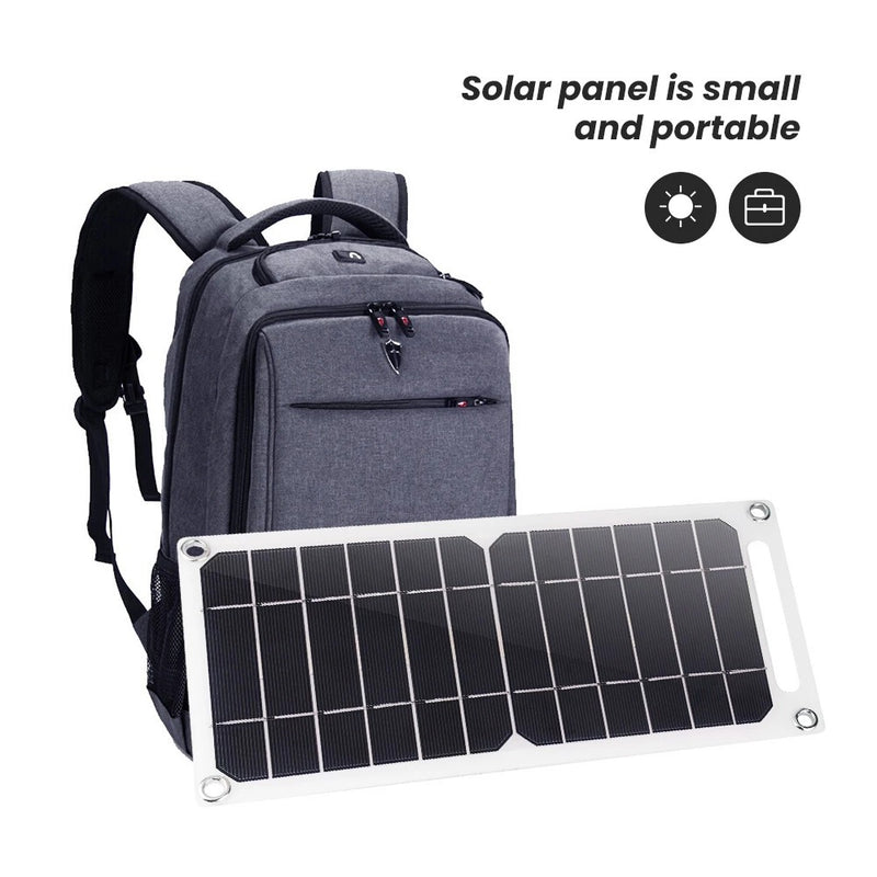 Solar-Powered Backpack Charger
