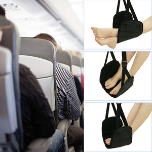 Folding high speed rail airplane travel pad office lunch break practical foot pad hammock