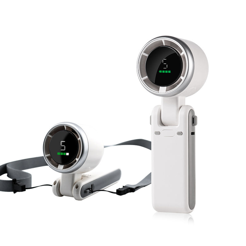 Portable 180° Folding Neck and Desktop Mini Turbo Fan