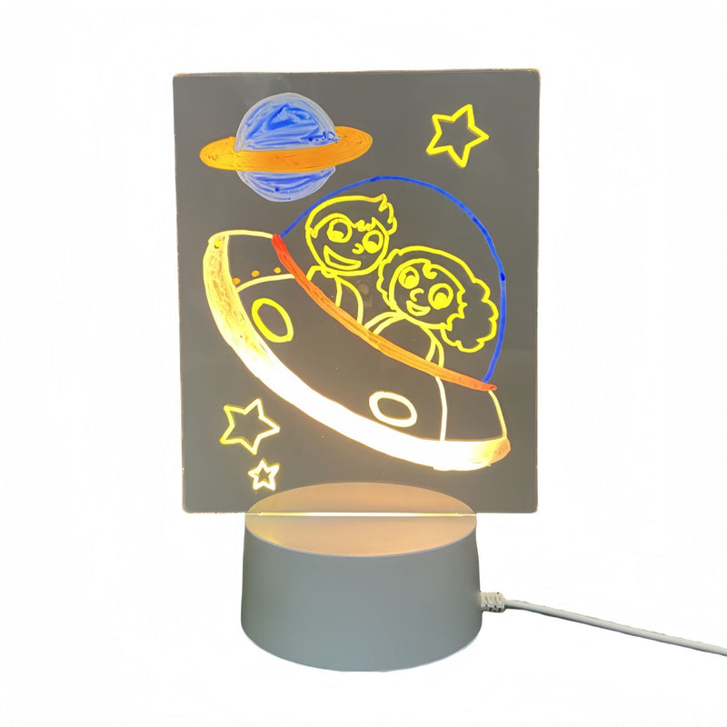 USB-Powered Acrylic LED Writing Board Night Light