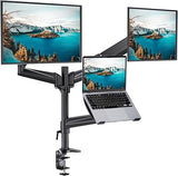Work Smarter Adjustable Dual Screen Laptop Stand