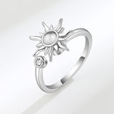 Rotating Sunflower Anti-Stress Ring