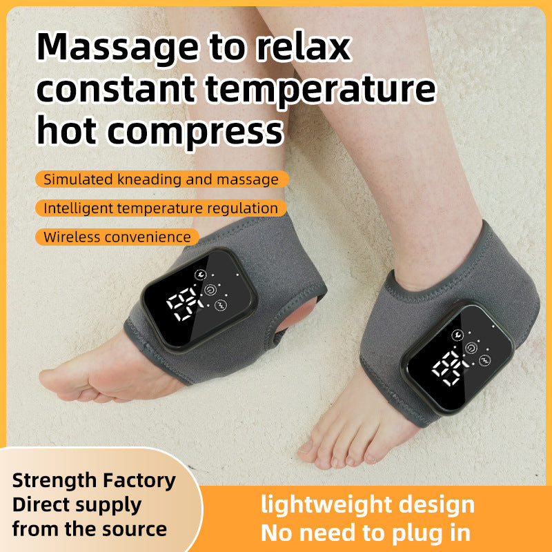 Electric Heated Ankle Massager & Warm Compress Support