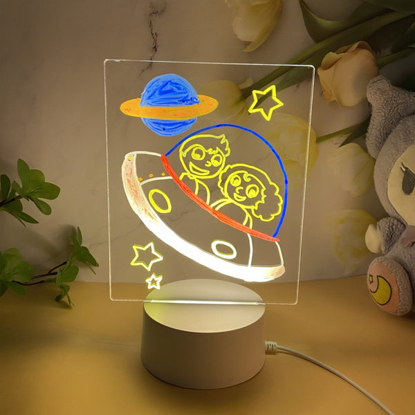 USB-Powered Acrylic LED Writing Board Night Light