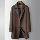 Men's Mid-Length High-End Detachable Down Coat