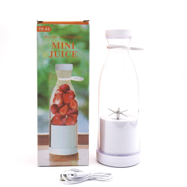 Electric USB Bottle Juicer 6-Leaf Cutter Household Cup