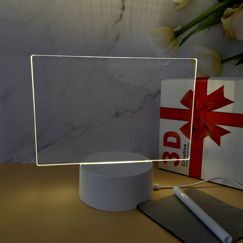 USB-Powered Acrylic LED Writing Board Night Light