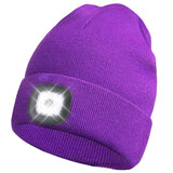 LED Light Beanie Hat for Outdoor Sports